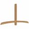 Ekena Millwork Bellingham Timber Gable Bracket, Western Red Cedar, 84"W x 42"H x 3 1/2"D x 3 1/2"F, 12/12 Pitch GBW084X42X0404BEL00SWR - alternate 3